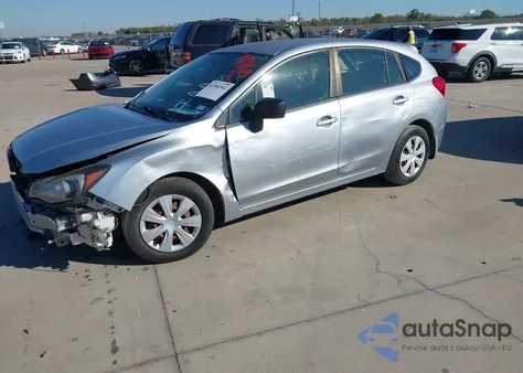 2016 Subaru Impreza 2.0I z USA, uszkodzony, nr VIN JF1GPAA6XGH292518